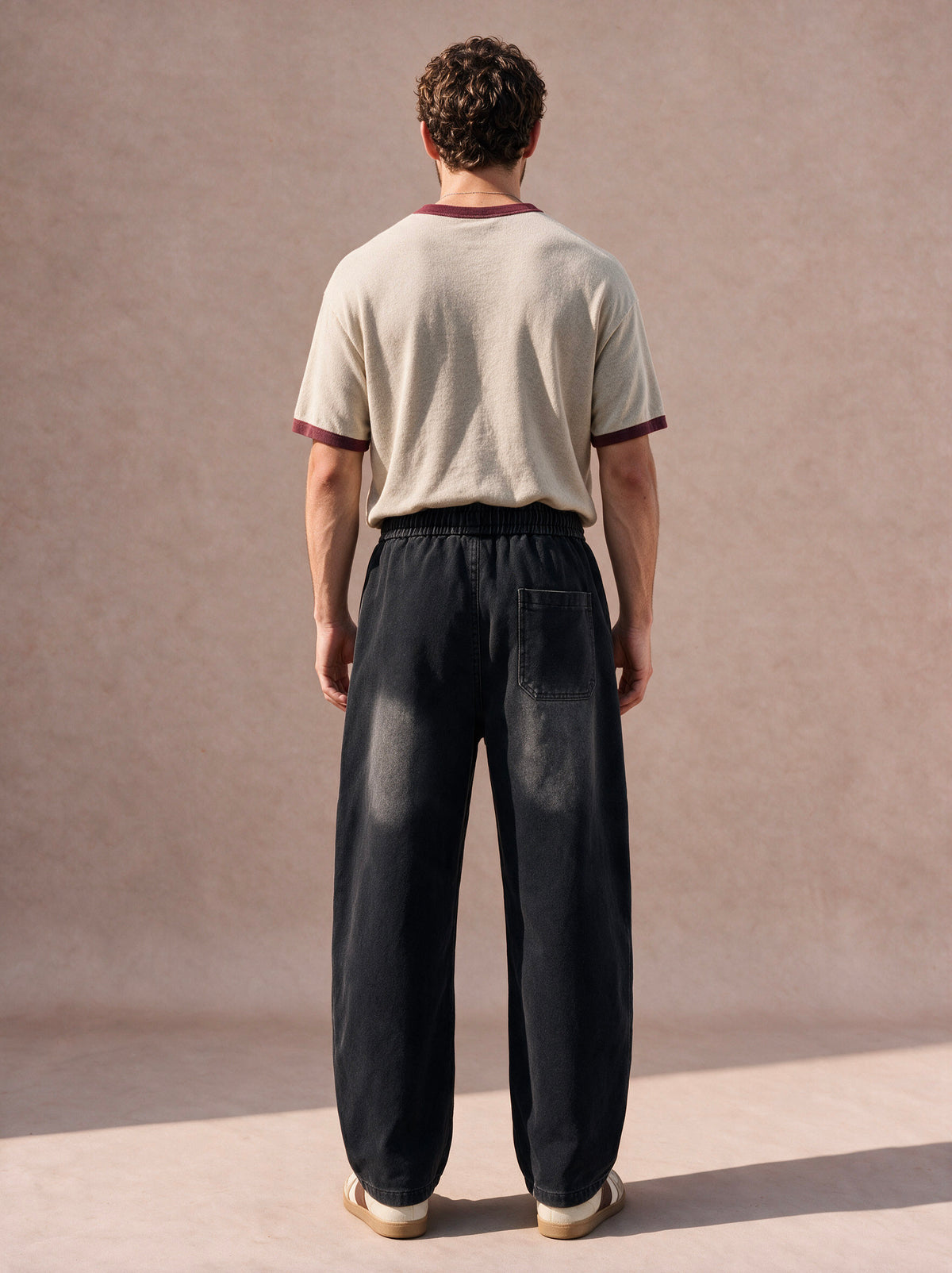 The Rivet Curve-Seam Pant (Washed Black)