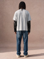 The Distressed 72 Layered Tee (Gray)