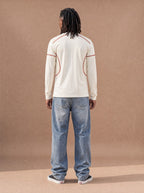 The Long-Sleeve Mesh Route Crewneck (Snow)