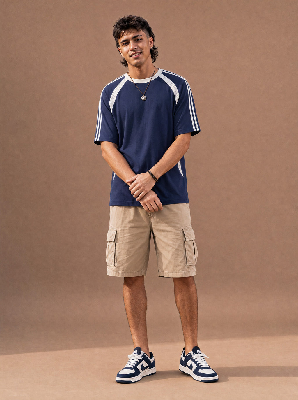 The Off-Duty Warmup Crewneck Tee (Twilight)