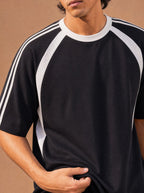 The Off-Duty Warmup Crewneck Tee (Onyx)