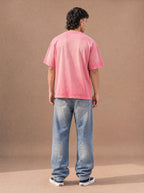 The Washed Weekend Crewneck Tee (Coral)