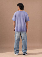 The Washed Weekend Crewneck Tee (Lavender)