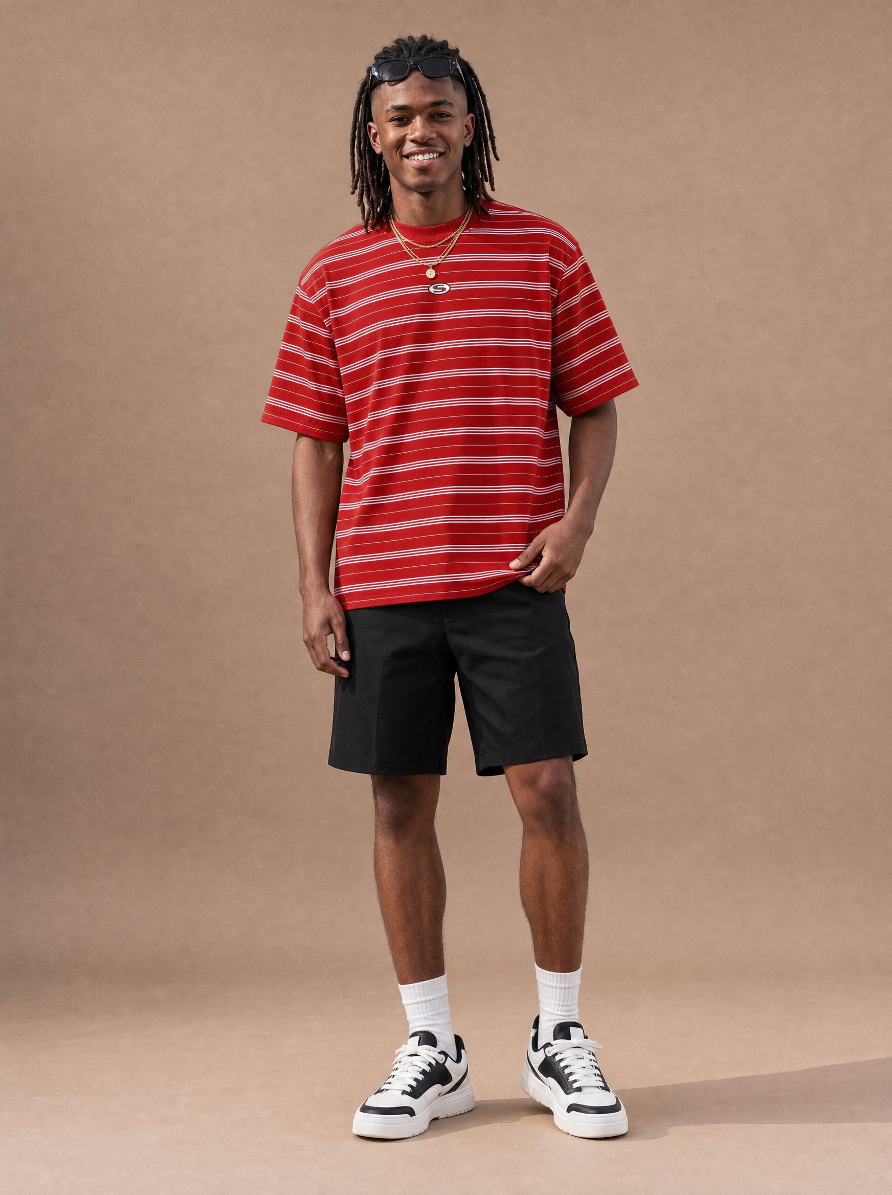 The Relaxed Fit Errand Crewneck (Cranberry)