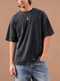 The Washed Weekend Crewneck Tee (Onyx)