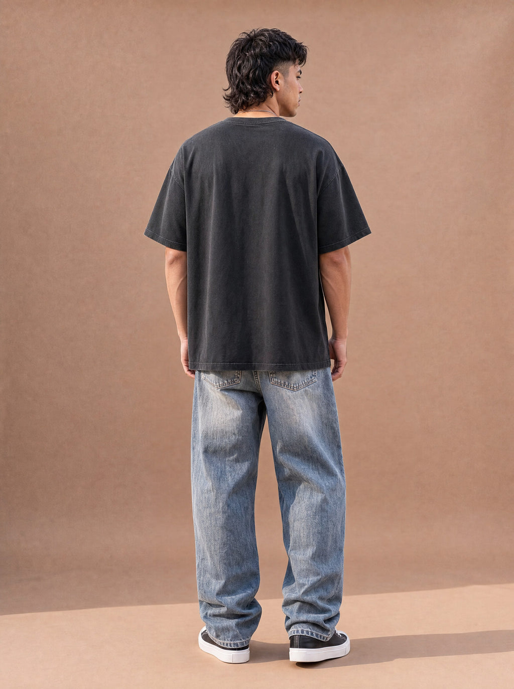 The Washed Weekend Crewneck Tee (Onyx)
