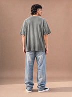 The Washed Weekend Crewneck Tee (Slate)