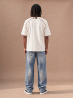 The Mesh Route Crewneck Tee (Snow)