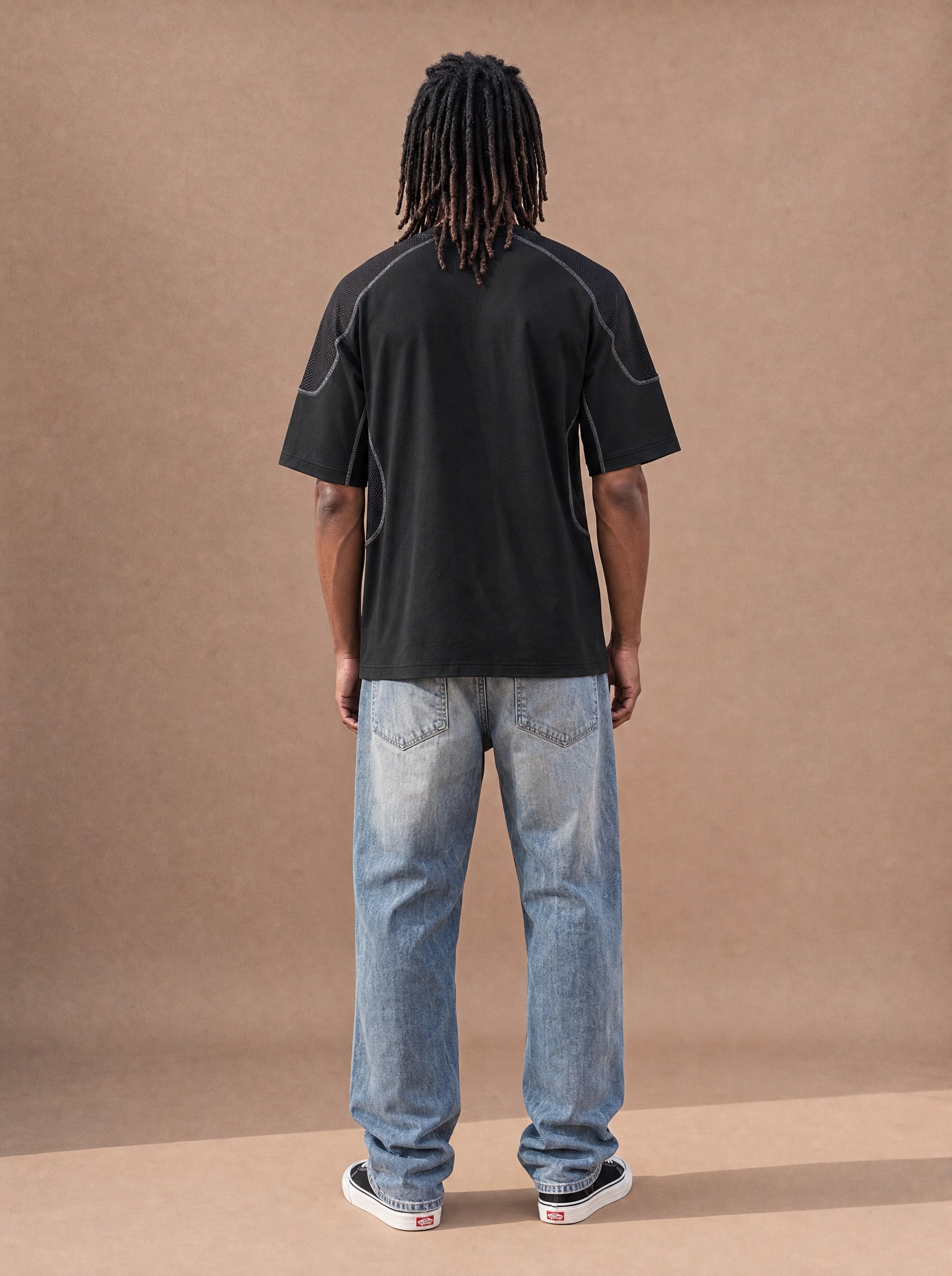 The Mesh Route Crewneck Tee (Onyx)