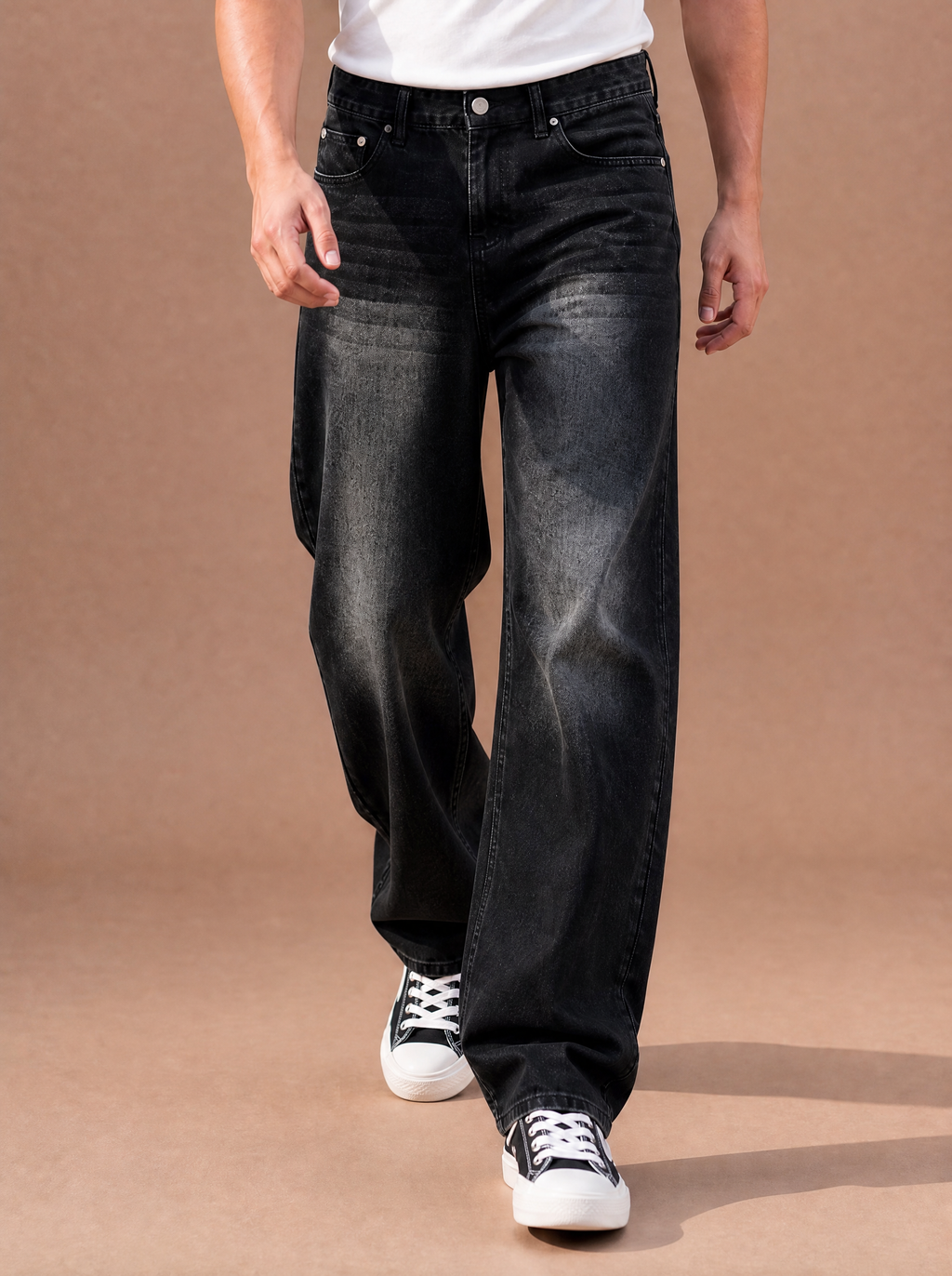 The Room-to-Move Washed Jean (Onyx)