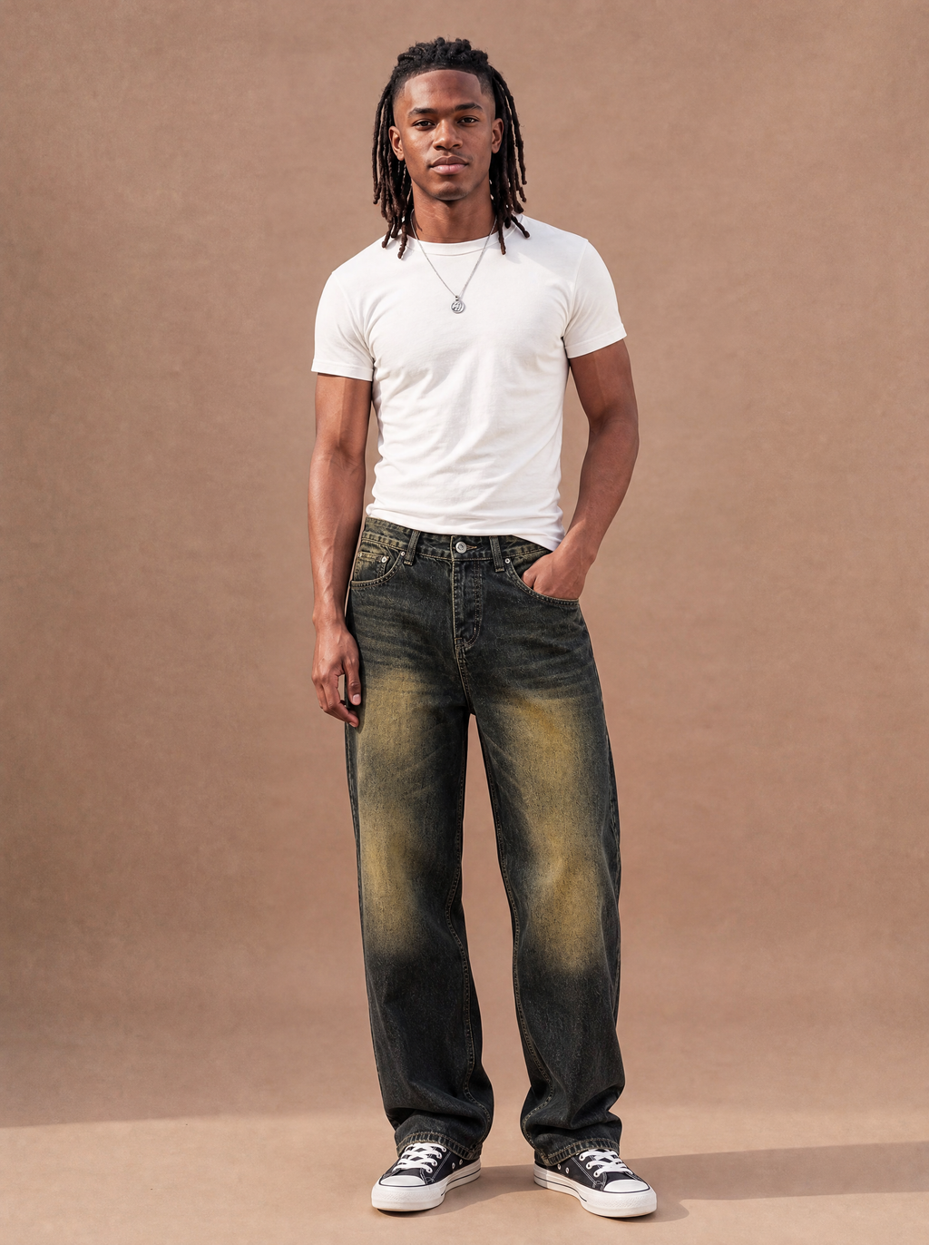 The Room-to-Move Washed Jean (Olive)