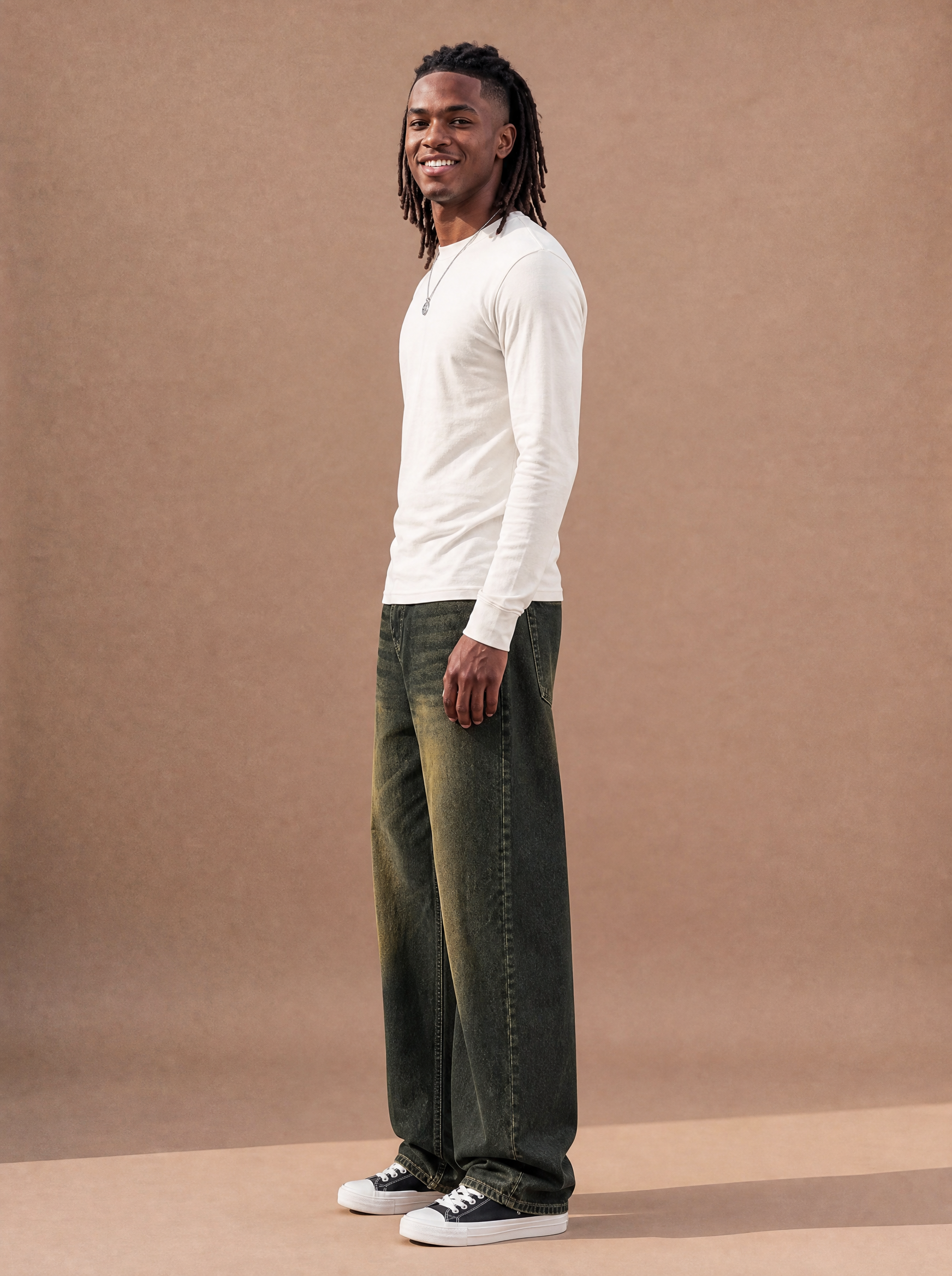 The Room-to-Move Washed Jean (Olive)