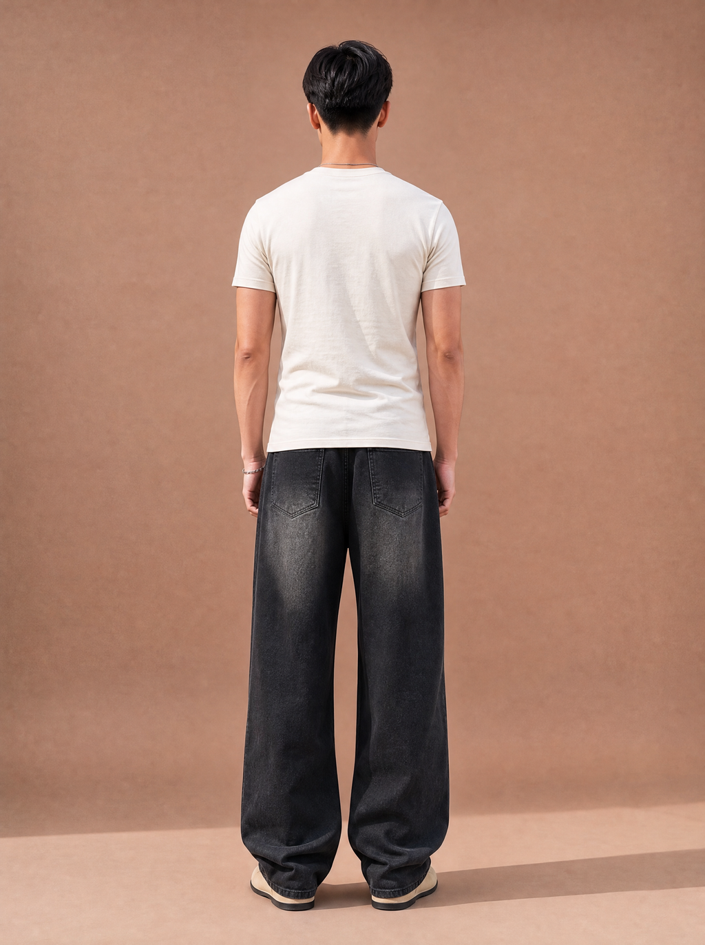 The Wide-Open Washed Jean (Onyx)