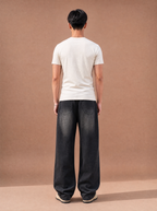 The Wide-Open Washed Jean (Onyx)