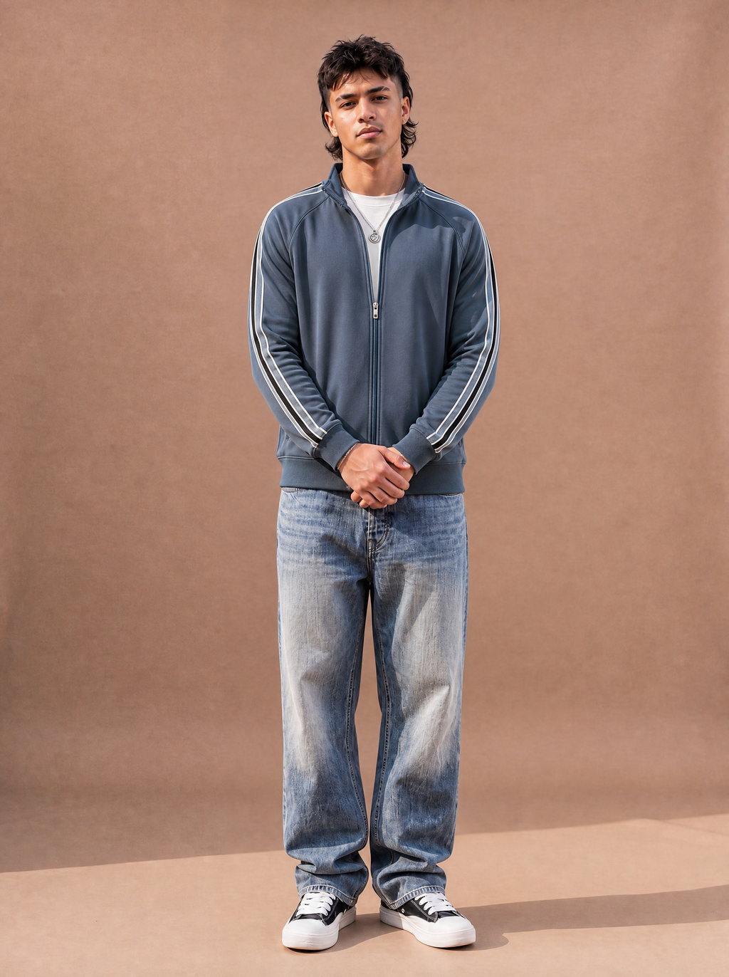The After-Class Track Jacket (Charcoal)