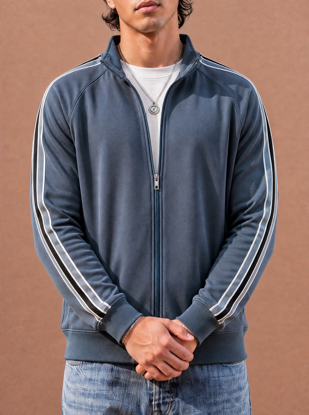 The After-Class Track Jacket (Charcoal)