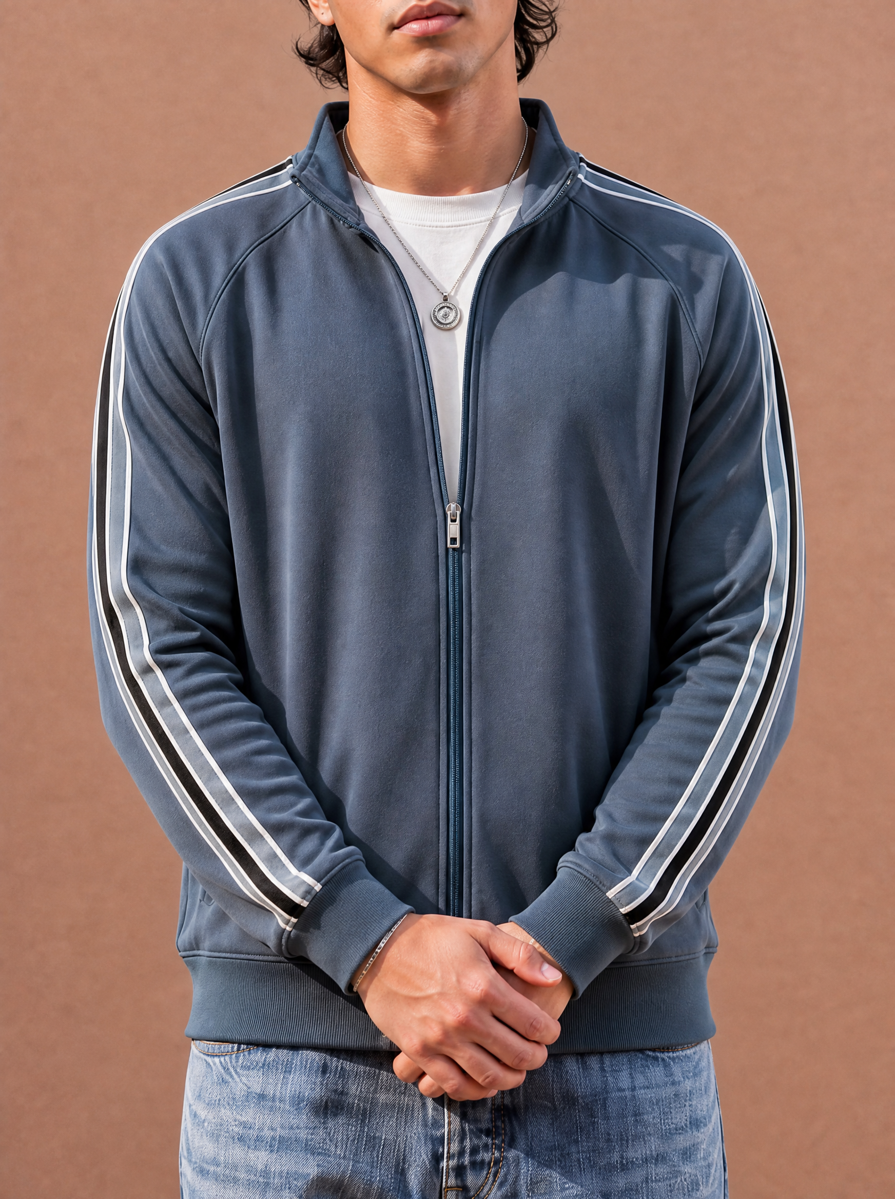 The After-Class Track Jacket (Charcoal)