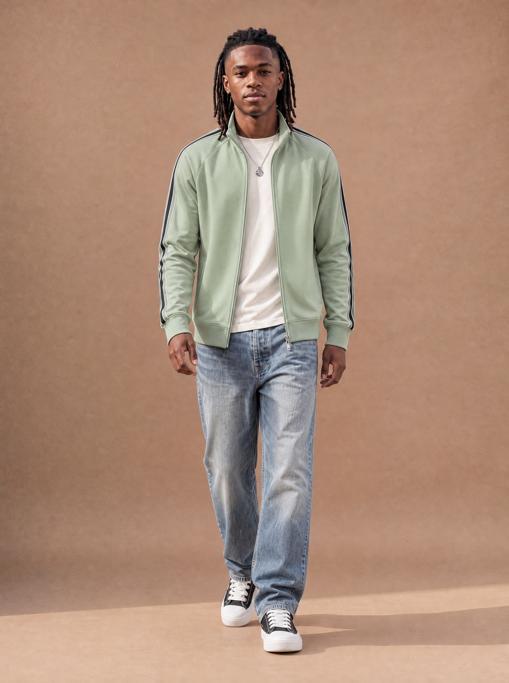 The After-Class Track Jacket (Sage)