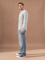 The Soft Plan Cable Crewneck (Ash)
