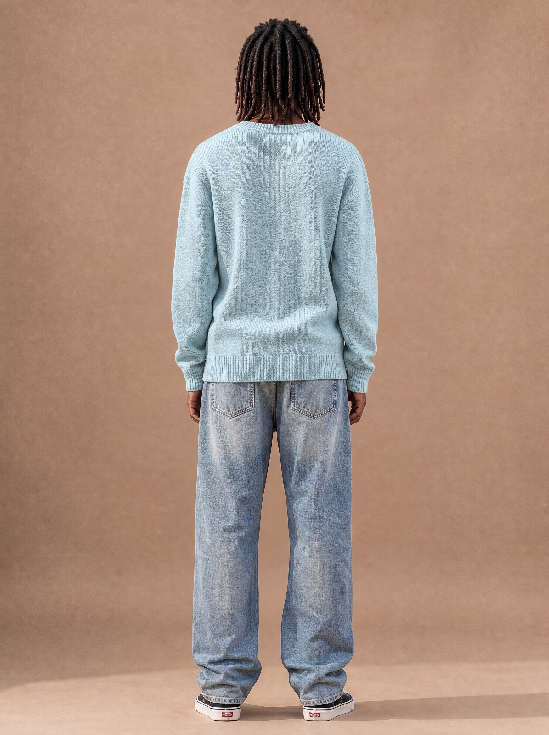 The Soft Plan Cable Crewneck (Sparrow)