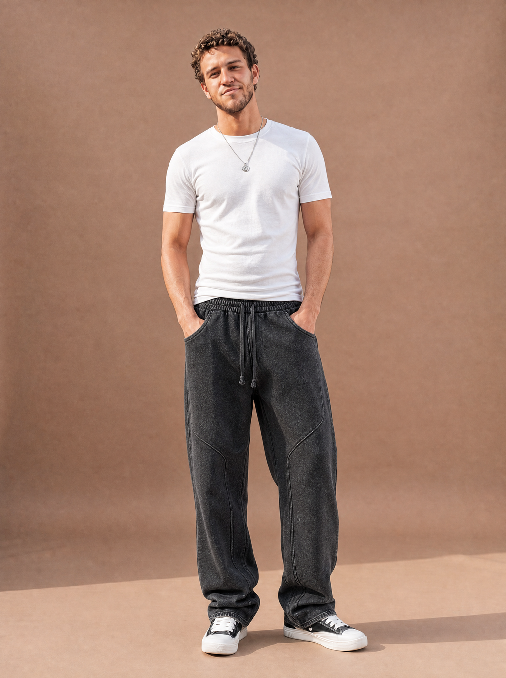 The Detour Washed Pull-On Pant (Onyx)