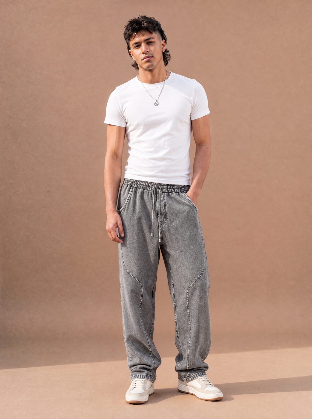 The Detour Washed Pull-On Pant (Ash)