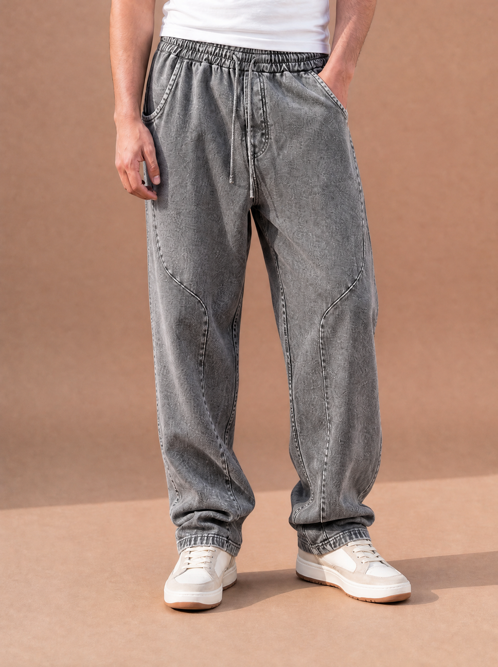 The Detour Washed Pull-On Pant (Ash)