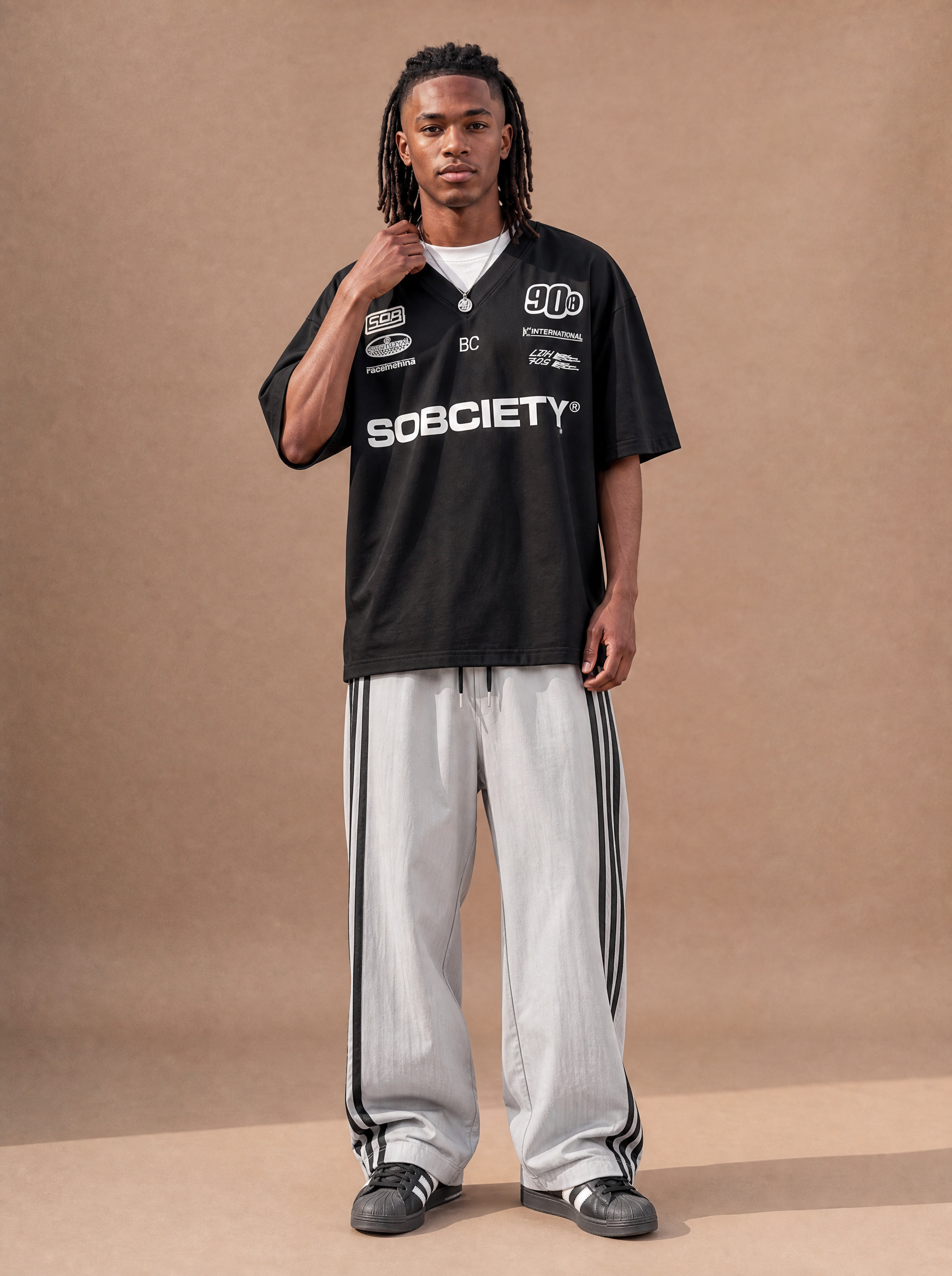 The Side-Street Track Pant (Ash)
