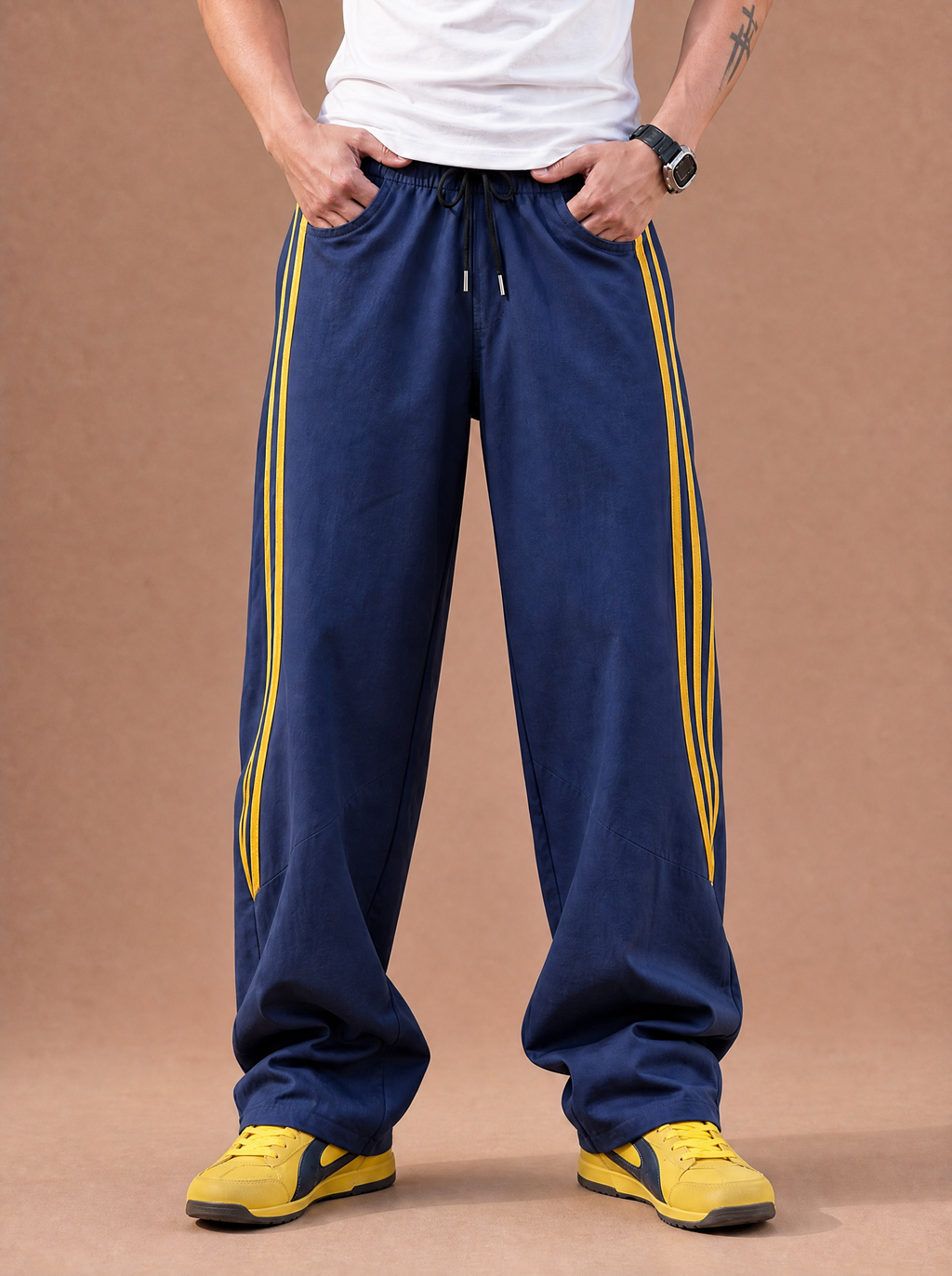 The Side-Street Track Pant (Navy)