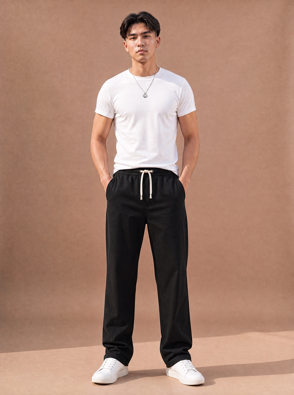 The No-Plans Drawstring Pant (Onyx)