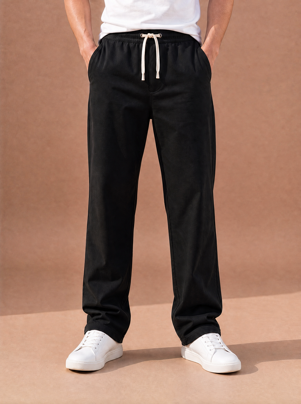 The No-Plans Drawstring Pant (Onyx)
