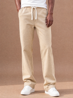 The No-Plans Drawstring Pant (Sand)