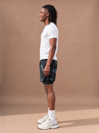 The Black Floral Layered Run Short