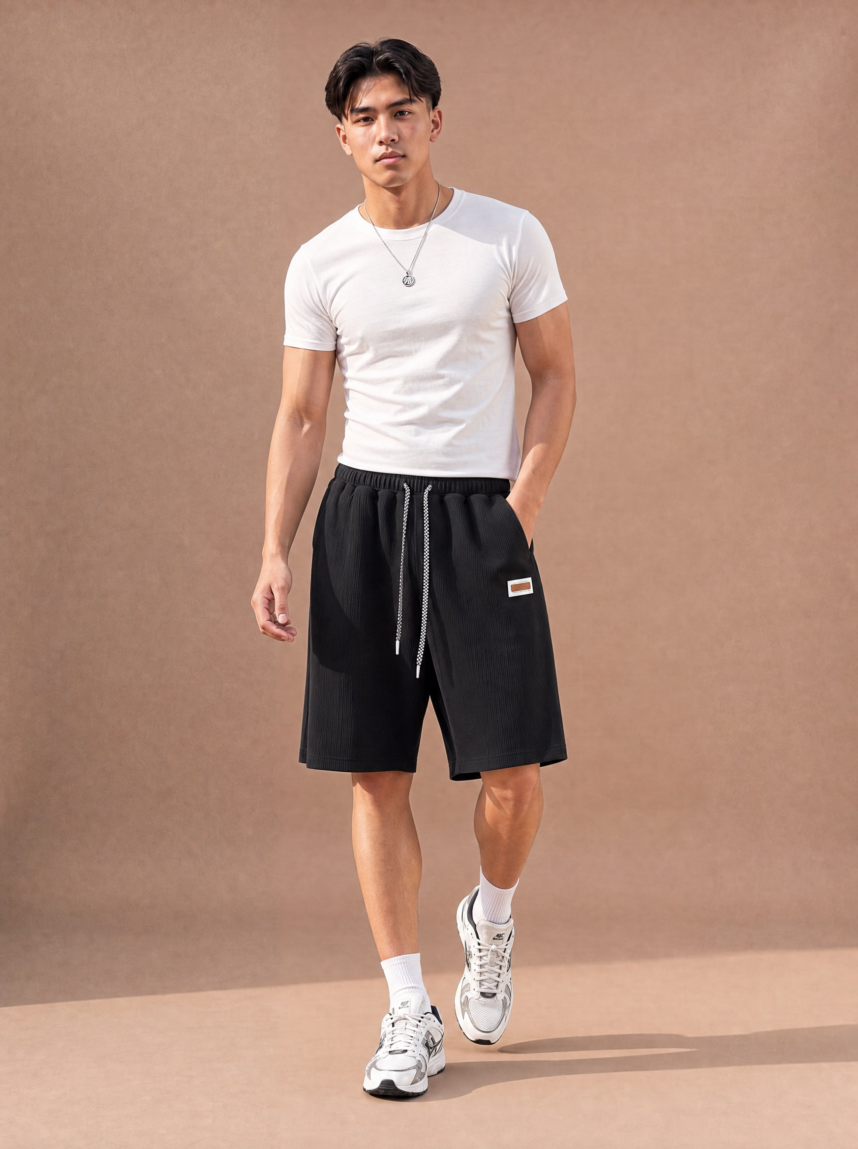The Black Crinkle Weekend Short