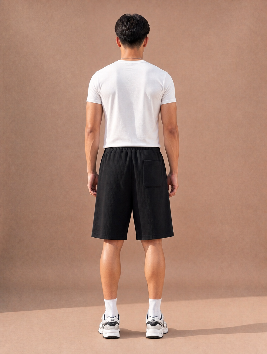The Black Crinkle Weekend Short