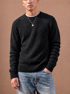 The Sunday Reset Crewneck Sweater (Onyx)
