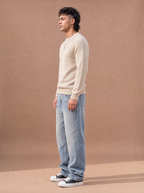 The Sunday Reset Crewneck Sweater (Sand)