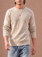 The Sunday Reset Crewneck Sweater (Sand)