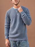 The Sunday Reset Crewneck Sweater (Cornflower)