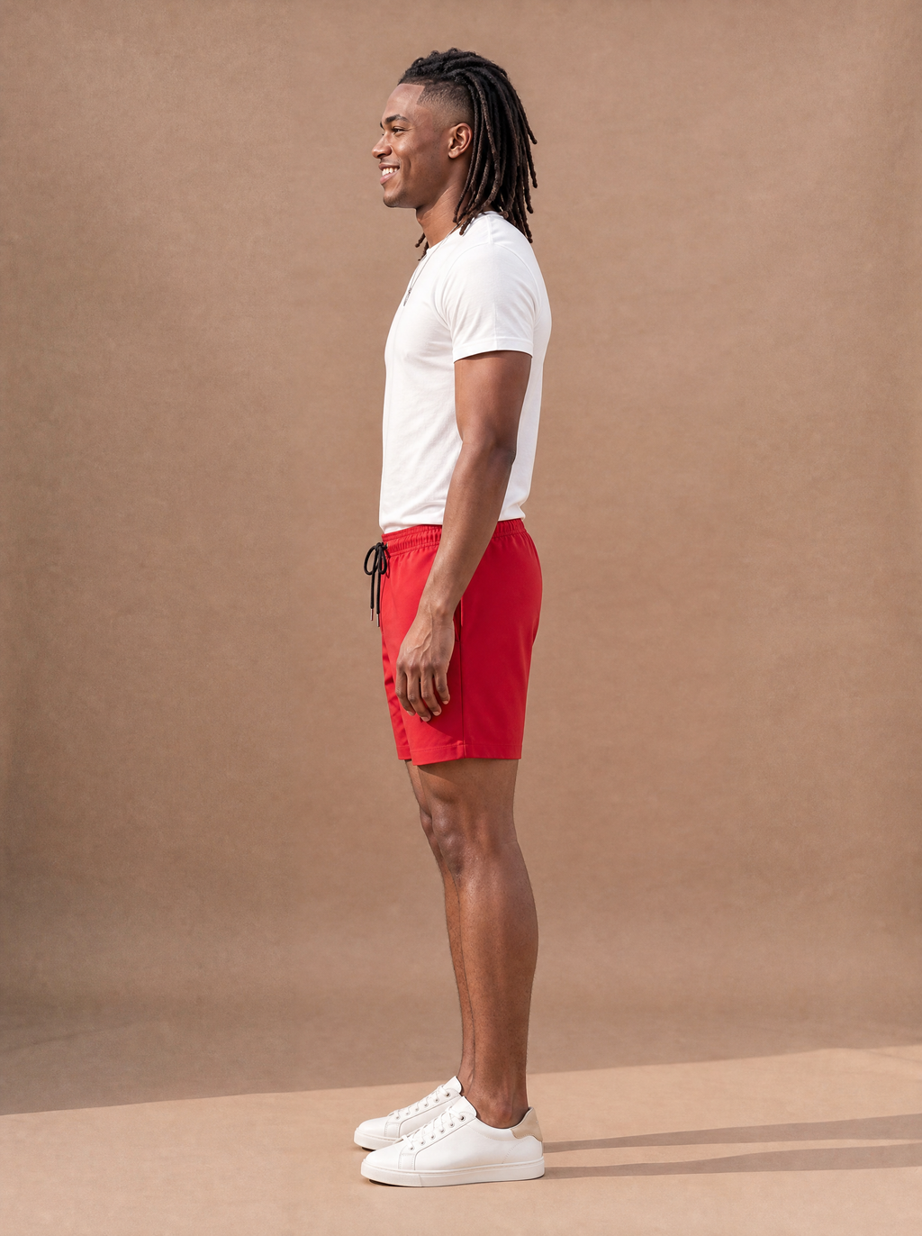 The Spontaneous Drawstring Short (Cranberry)