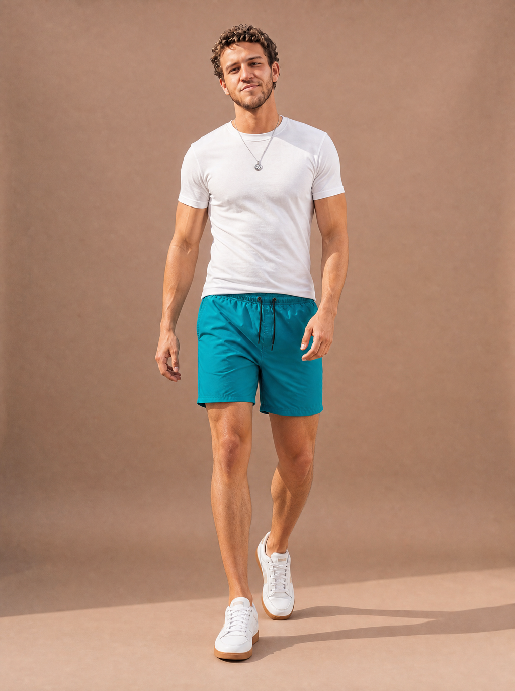The Spontaneous Drawstring Short (Aqua)