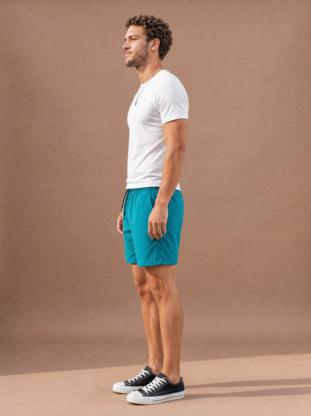 The Spontaneous Drawstring Short (Aqua)