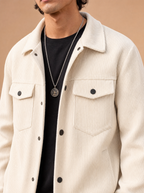 The Clock-Out Cord Jacket (Snow)