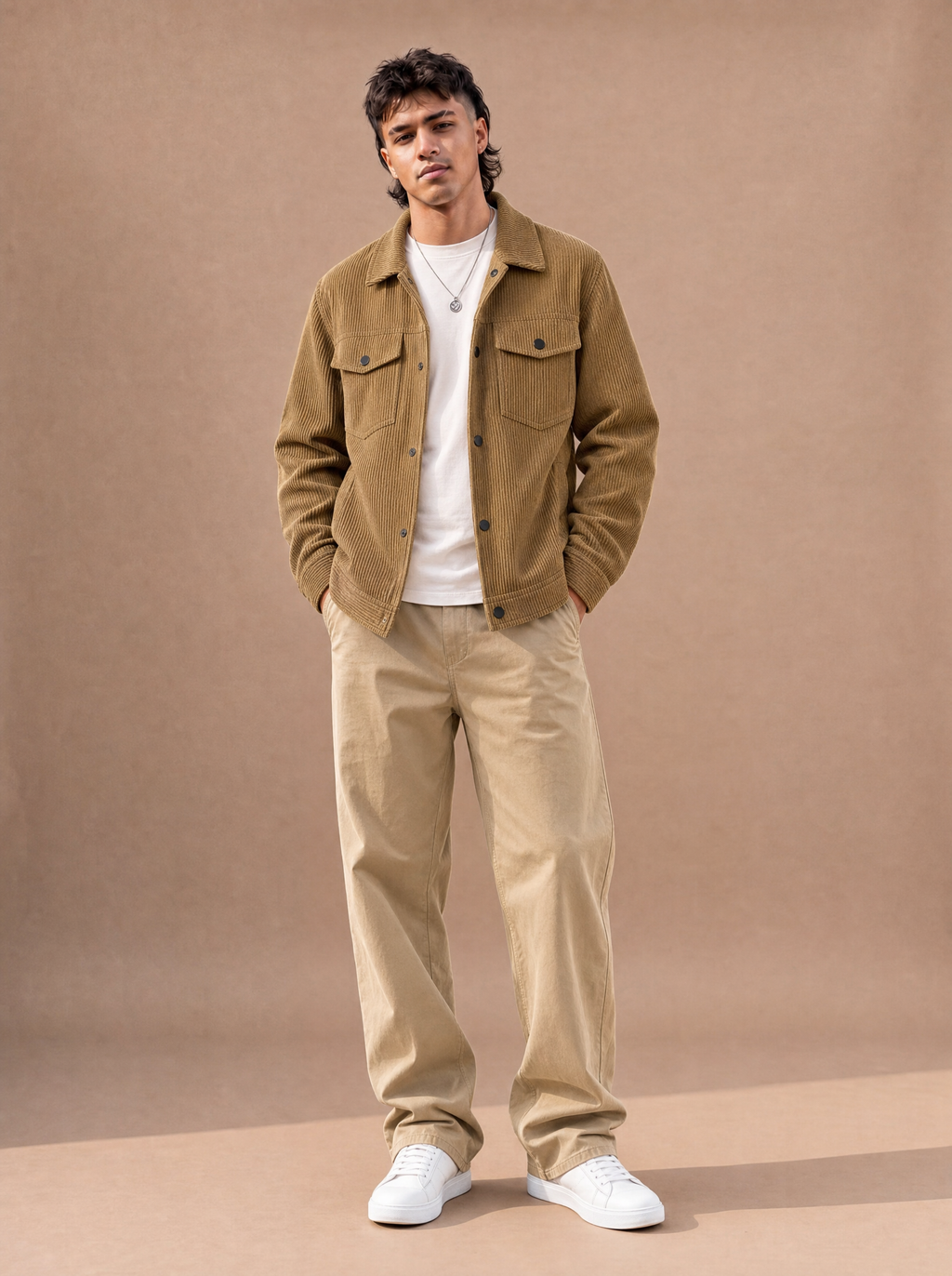 The Clock-Out Cord Jacket (Camel)
