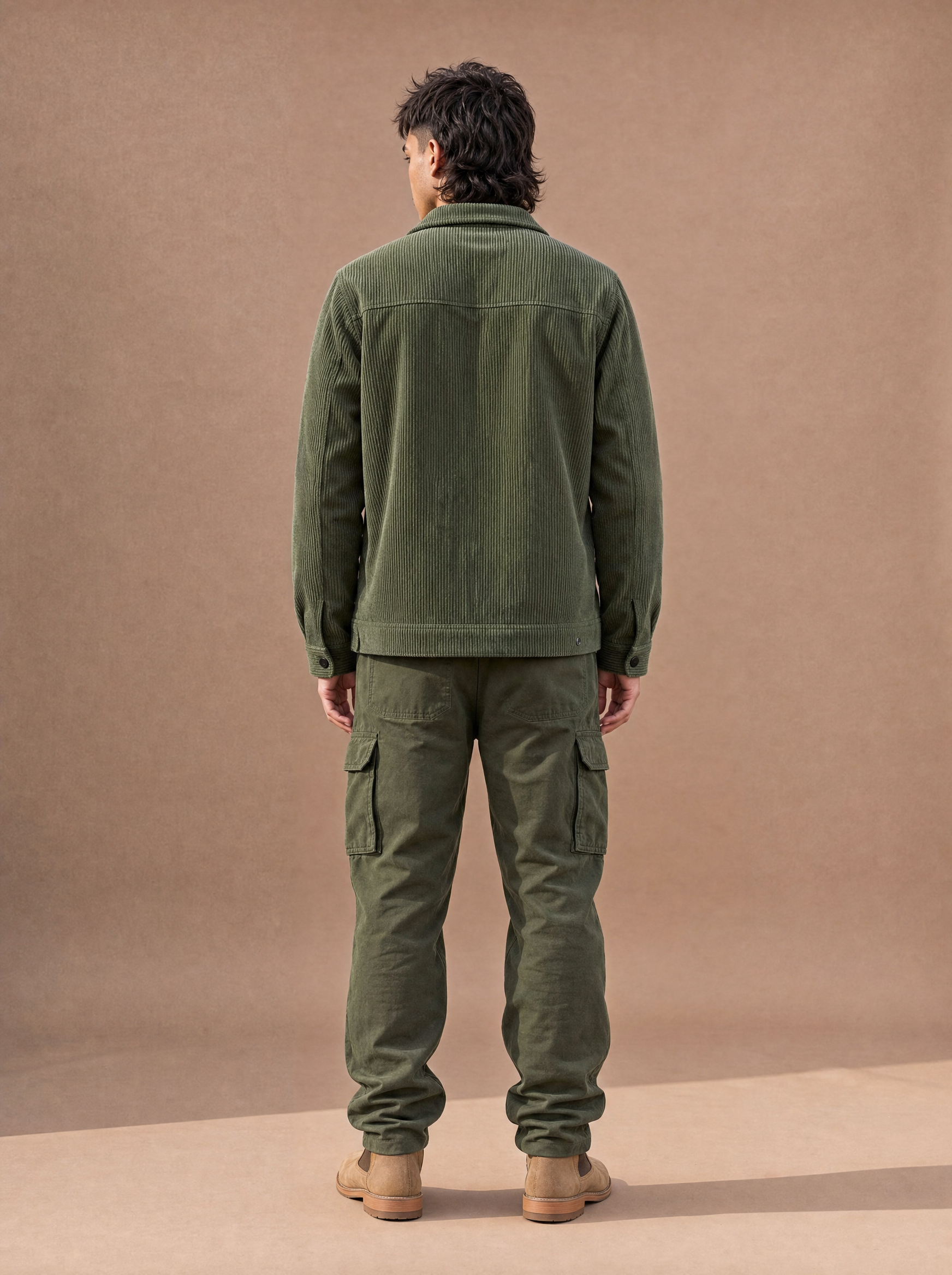 The Clock-Out Cord Jacket (Sage)