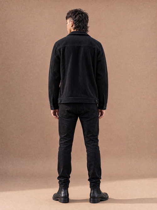 The Clock-Out Cord Jacket (Onyx)