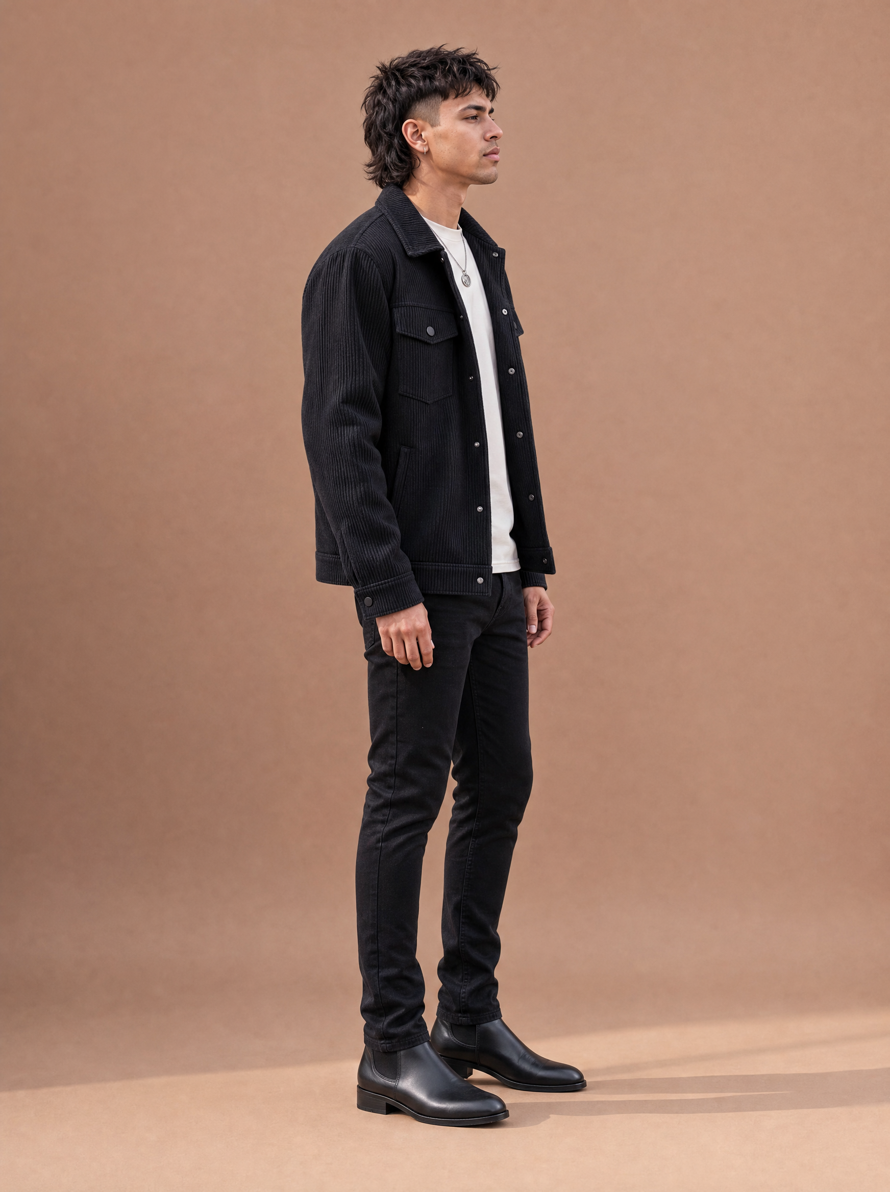 The Clock-Out Cord Jacket (Onyx)