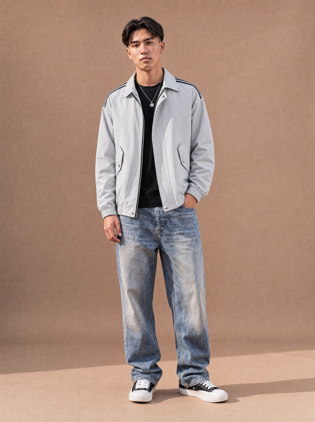 The Quick-Exit Track Jacket (Snowfall)