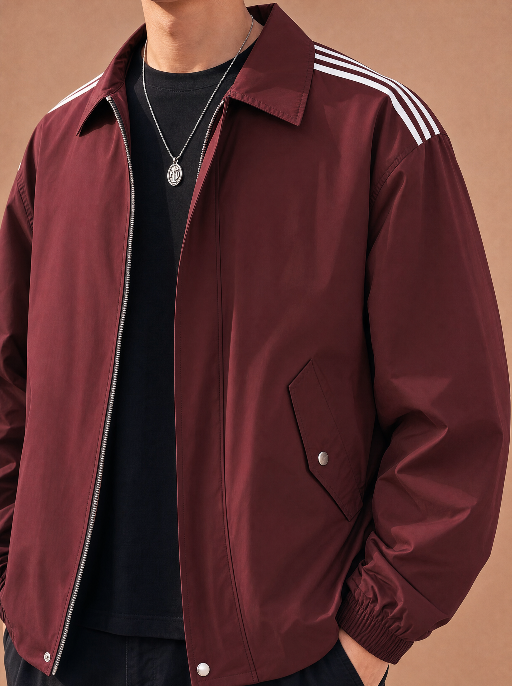 The Quick-Exit Track Jacket (Redwood)