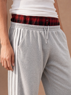 The Boxer-Waist Lounge Track Pant (Grey/Red)